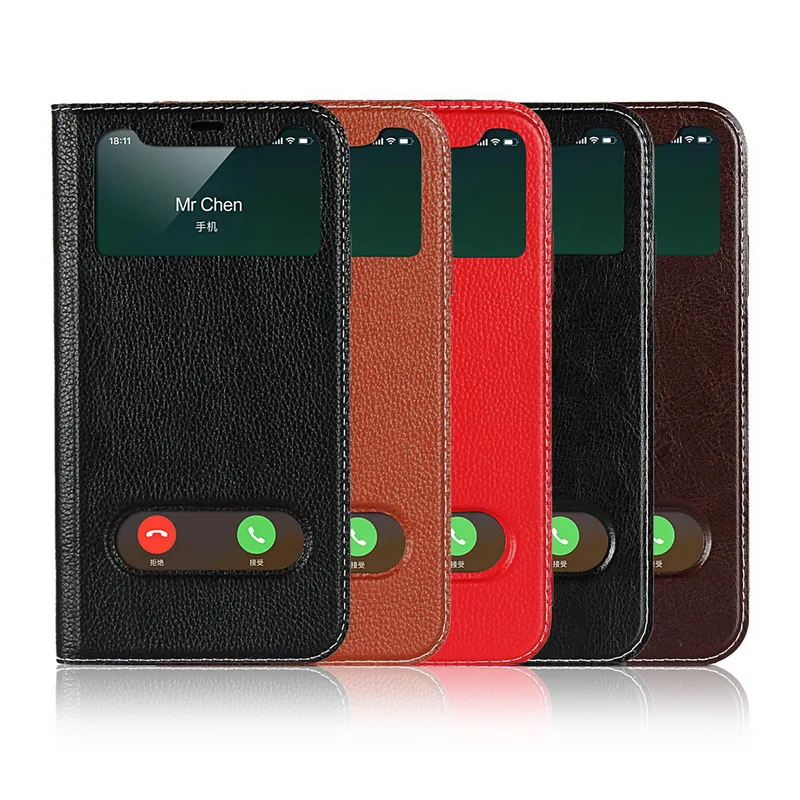 For iPhone 7 8 Plus Case Genuine Leather Flip Cover For iPhone X XS Max XR 6 6S 5 5S Window View Luxury Real Cow Skin Phone Case
For iPhone 7 8 Plus Case Genuine Leather Flip Cover For iPhone X XS Max XR 6 6S 5 5S Window View Luxury Real Cow Skin Phone Case
