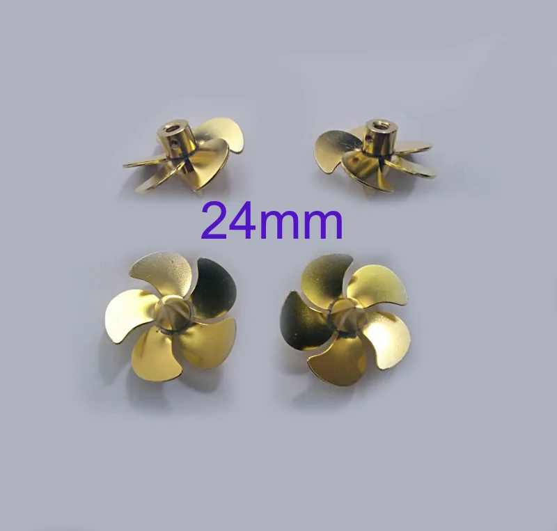RC Boat Model Accessories Brass Propeller 5 Blades Paddle M3 Shaft Props Positive/Reverse Propellers for Simulation
RC Boat Model Accessories Brass Propeller 5 Blades Paddle M3 Shaft Props Positive/Reverse Propellers for Simulation