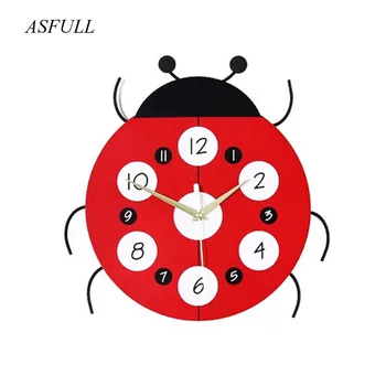 ASFULL3D real Ladybug wall clock wall sticker living room Child Room Wall Decorations Mute for watches Quartz wall clocks Gifts
ASFULL3D real Ladybug wall clock wall sticker living room Child Room Wall Decorations Mute for watches Quartz wall clocks Gifts