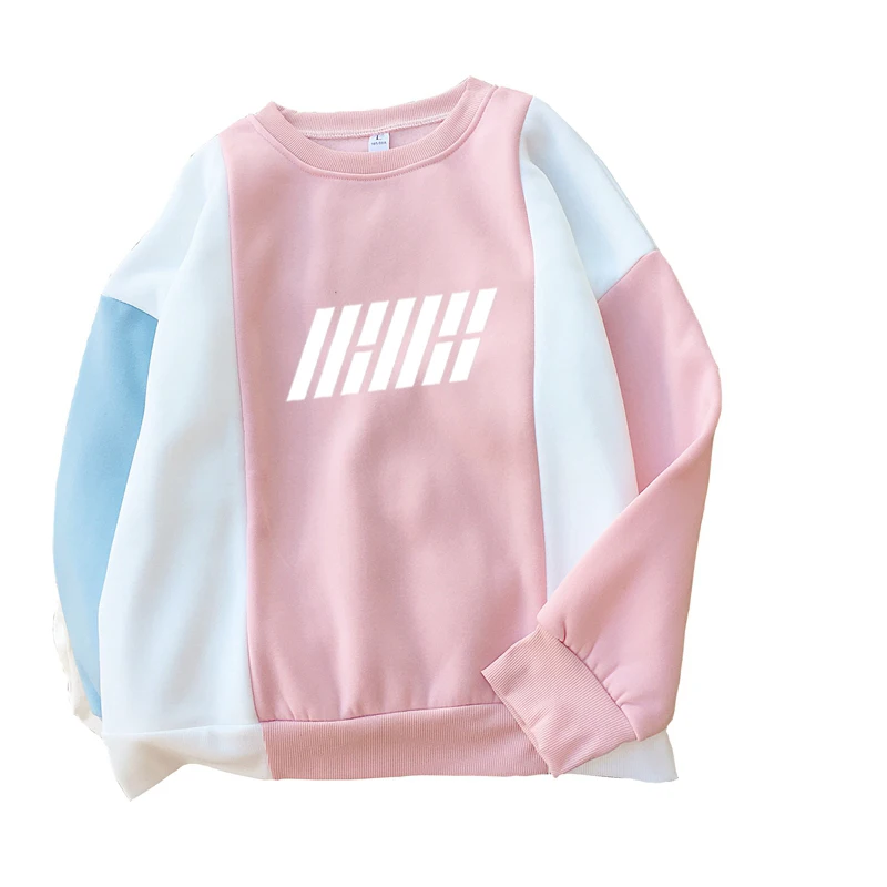 2019 New Ikon Kpop Hoodies Bangtan Boys Sweatshirt Women Splicing Casual Loose Fleece Letter Print Pullover Harajuku Kawaii Tops
2019 New Ikon Kpop Hoodies Bangtan Boys Sweatshirt Women Splicing Casual Loose Fleece Letter Print Pullover Harajuku Kawaii Tops