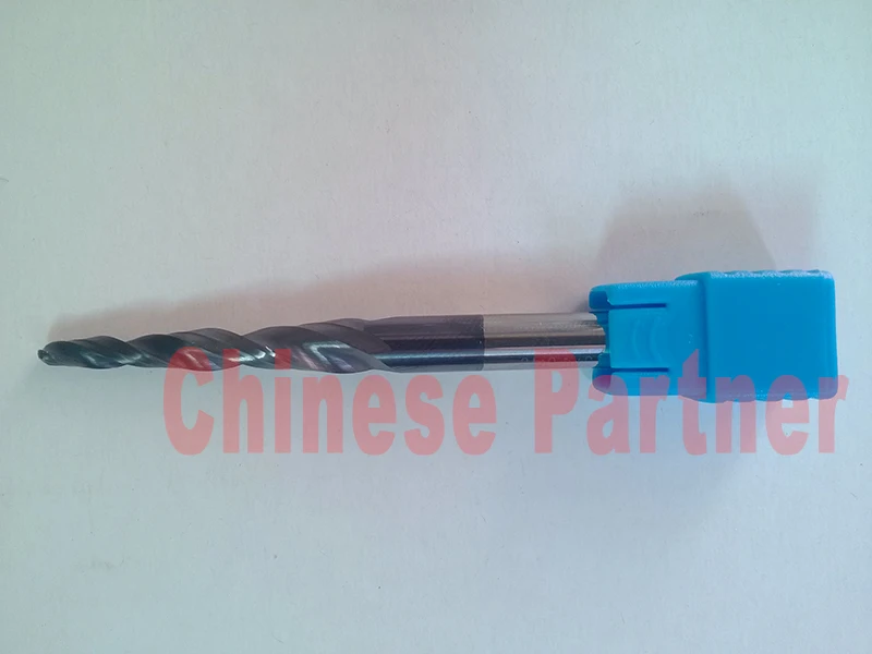 2pcs/lot R1.5*D6*45*85-HRC55 Tungsten solid carbide lengthen Tapered Ball Nose End Mills taper and cone milling cutter
2pcs/lot R1.5*D6*45*85-HRC55 Tungsten solid carbide lengthen Tapered Ball Nose End Mills taper and cone milling cutter