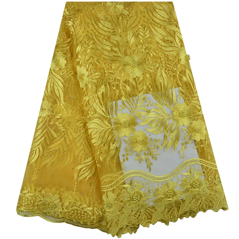 2018 Latest Yellow French Nigerian Laces Fabrics High Quality Tulle African Lace Fabric Wedding African French Tulle Lace 1347
2018 Latest Yellow French Nigerian Laces Fabrics High Quality Tulle African Lace Fabric Wedding African French Tulle Lace 1347