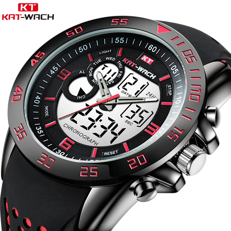KAT-WACH Luxury Brand Men Fashion Sport Watches Men's Quartz Digital Analog Clock Man Full Steel Wrist Watch relogio masculino
KAT-WACH Luxury Brand Men Fashion Sport Watches Men's Quartz Digital Analog Clock Man Full Steel Wrist Watch relogio masculino