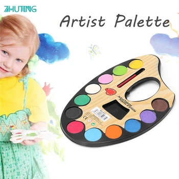 12 Color Professional Artist Palette Paints Set Hand Wall Textile Painting Brush Jan18
12 Color Professional Artist Palette Paints Set Hand Wall Textile Painting Brush Jan18