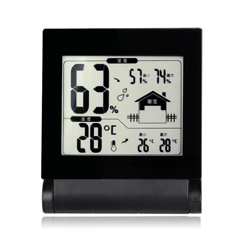 Electronic Temperature And Humidity Monitor Multi-Function Indoor Outdoor Thermometer Hygrometer Measuring Tool | Инструменты