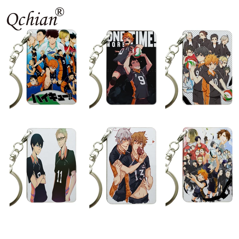 Anime Volleyball Team Haikyuu Keychain Pictures Printed series Pendants Not Fade Car Motorcycle Key Decoration Jewelry
Anime Volleyball Team Haikyuu Keychain Pictures Printed series Pendants Not Fade Car Motorcycle Key Decoration Jewelry