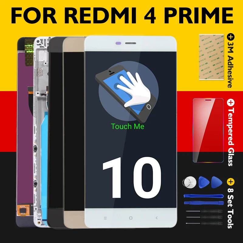 Xiaomi Redmi 4 Prime Screen LCD Display + Frame 10 Touch Panel Redmi 4 Pro 3GB 32GB LCD Digitizer Replacement Spare Repair Parts
Xiaomi Redmi 4 Prime Screen LCD Display + Frame 10 Touch Panel Redmi 4 Pro 3GB 32GB LCD Digitizer Replacement Spare Repair Parts