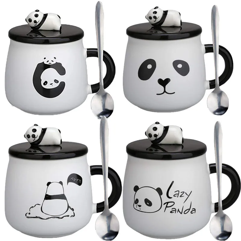 Cute Panda Mug,Thanksgiving Gifts Ceramic Coffee Mugs Tea Cup with Lid and Spoon-Christmas Gift for Mom, Girls, Girlfriend, Wife
Cute Panda Mug,Thanksgiving Gifts Ceramic Coffee Mugs Tea Cup with Lid and Spoon-Christmas Gift for Mom, Girls, Girlfriend, Wife