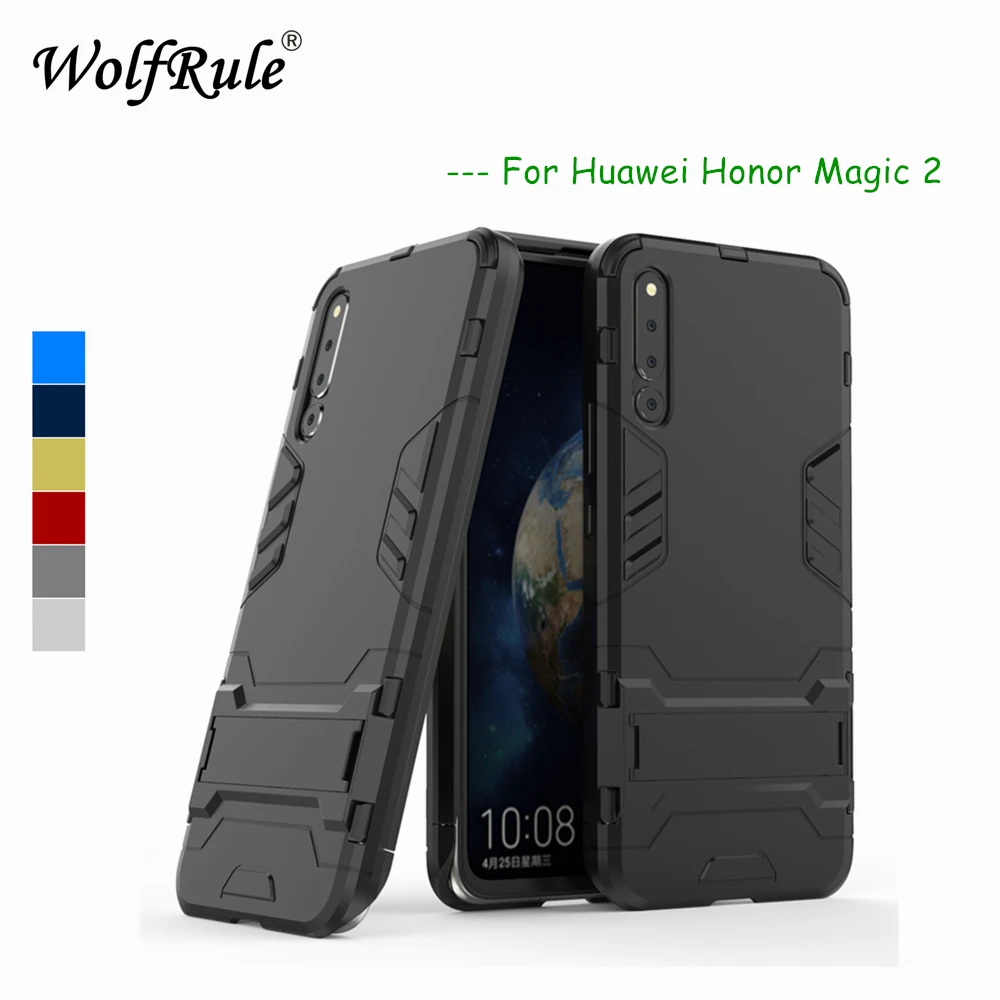Anti-knock Case Huawei Honor Magic 2 Cover Rubber + Hybrid Plastic Case For Huawei Honor Magic 2 Case Holder Stand Honor Magic 2
Anti-knock Case Huawei Honor Magic 2 Cover Rubber + Hybrid Plastic Case For Huawei Honor Magic 2 Case Holder Stand Honor Magic 2