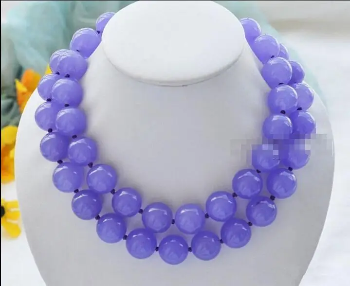 Hot sale new Style >>>>>Beautiful Natural 14mm Lavender Jade Round Beads Necklace 32" AAA
Hot sale new Style >>>>>Beautiful Natural 14mm Lavender Jade Round Beads Necklace 32" AAA