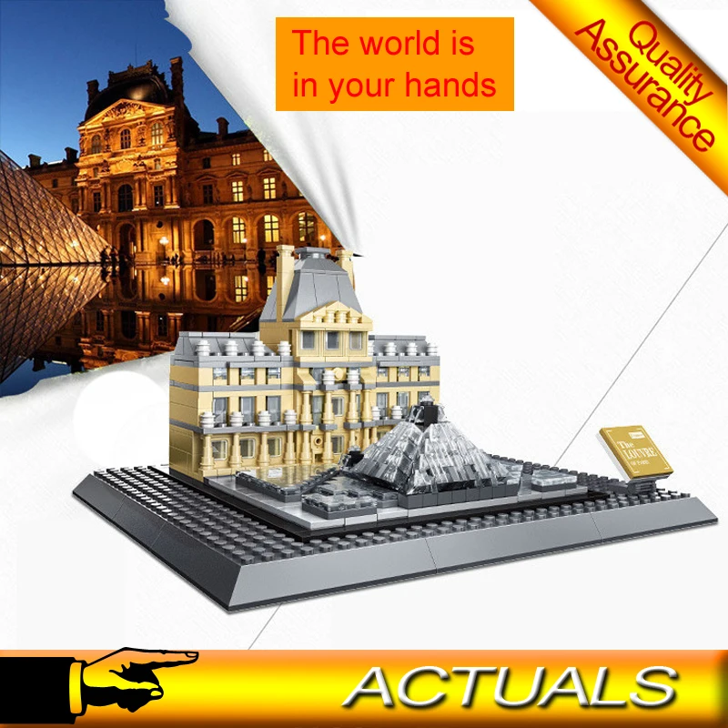 Wange 7017 Famous Creator Architecture Building Building Blocks Education Compatible with Lego MOC Louvre of Paris Bricks Toys
Wange 7017 Famous Creator Architecture Building Building Blocks Education Compatible with Lego MOC Louvre of Paris Bricks Toys