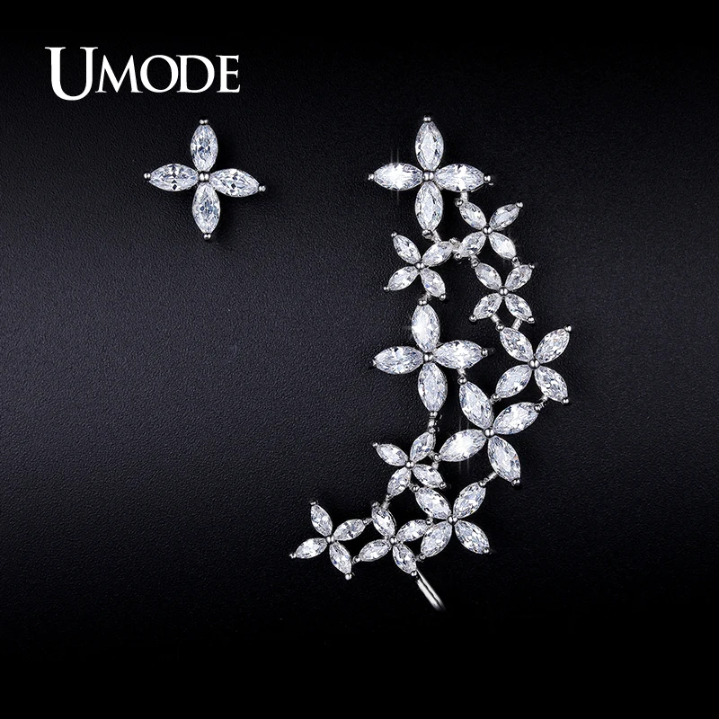 UMODE CZ Crystal Stud Earrings Women 2017 New Hot Style Mismatch Ear Cuff Earrings Pendientes Costume Jewelry Girls Gift AUE0207
UMODE CZ Crystal Stud Earrings Women 2017 New Hot Style Mismatch Ear Cuff Earrings Pendientes Costume Jewelry Girls Gift AUE0207