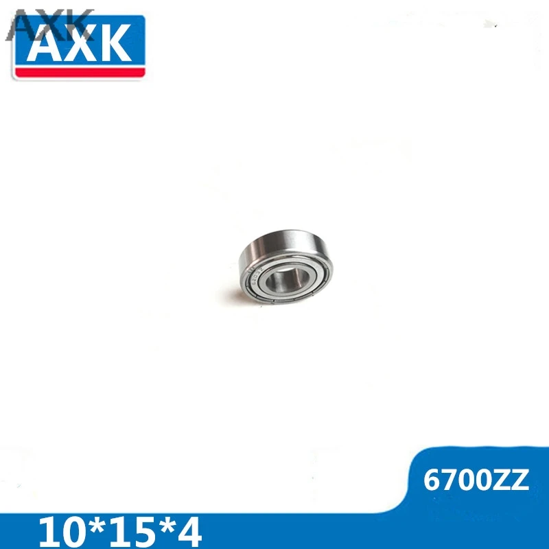 AXK 20pcs/Lot 6700ZZ 6700 ZZ 10x15x4mm Thin Wall Deep Groove Ball Bearing Mini Ball Bearing Miniature Bearing Brand New
AXK 20pcs/Lot 6700ZZ 6700 ZZ 10x15x4mm Thin Wall Deep Groove Ball Bearing Mini Ball Bearing Miniature Bearing Brand New