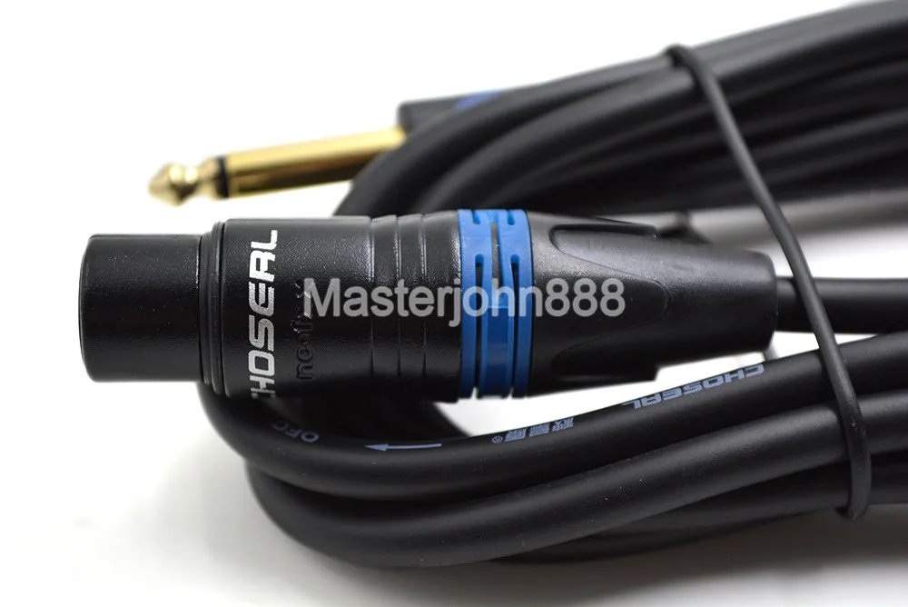 Choseal Microphone Wire XLR Female To 6.35mm Male Jack Cable 2M For Mixing Console Speaker Amplifier
Choseal Microphone Wire XLR Female To 6.35mm Male Jack Cable 2M For Mixing Console Speaker Amplifier