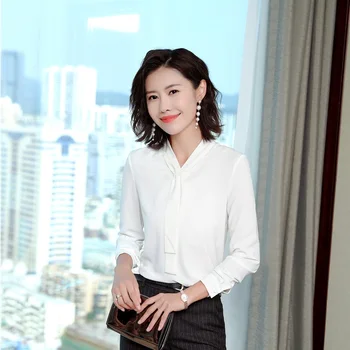 New Styles 2018 Fall Autumn Slim Fashion White Blouses & Shirts Long Sleeve For Women Business Work Wear Tops Clothes Blouse
New Styles 2018 Fall Autumn Slim Fashion White Blouses & Shirts Long Sleeve For Women Business Work Wear Tops Clothes Blouse