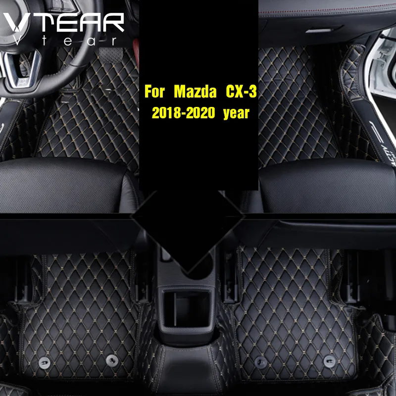 Vtear For Mazda CX-3 CX3 2017 2018 Leather Floor Mats Carpets interior pad waterproof rugs Accessories products car-styling
Vtear For Mazda CX-3 CX3 2017 2018 Leather Floor Mats Carpets interior pad waterproof rugs Accessories products car-styling