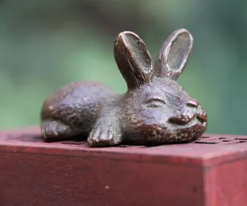 6 CM China 100% red copper Zodiac Animal Amulet Rabbit hare lapin abstract Sculpture Pure Bronze small statue
6 CM China 100% red copper Zodiac Animal Amulet Rabbit hare lapin abstract Sculpture Pure Bronze small statue