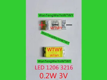 1000pcs Original LED 1206 3216 Light Beads Cool white High Power 0.2W 3V For LED LCD TV Backlight Application
1000pcs Original LED 1206 3216 Light Beads Cool white High Power 0.2W 3V For LED LCD TV Backlight Application