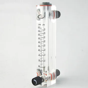 DN15-25 Plexiglass flow meter 0.IGPM-170LPM Panel Type Water Liquid Flow Meter with Adjustable valve Liquid flow meter
DN15-25 Plexiglass flow meter 0.IGPM-170LPM Panel Type Water Liquid Flow Meter with Adjustable valve Liquid flow meter