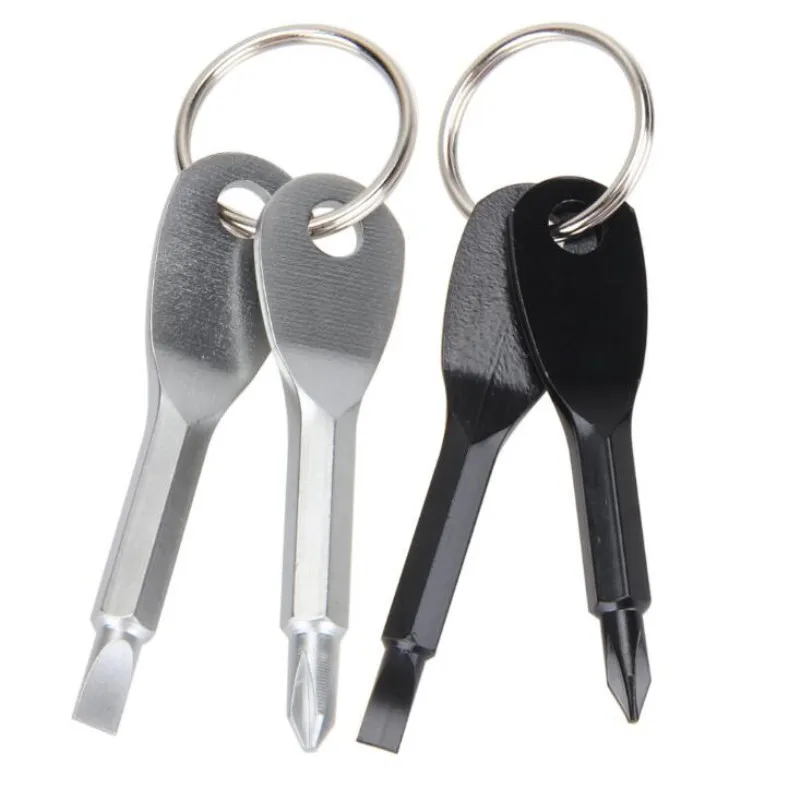 2Pcs Stainless Steel Multi Tools Key Ring EDC Screwdriver Set Pocket Multitool Keychain Sliver Black Outdoor Tool Set
2Pcs Stainless Steel Multi Tools Key Ring EDC Screwdriver Set Pocket Multitool Keychain Sliver Black Outdoor Tool Set