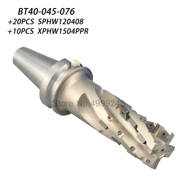 bt40-bmc45-76+30 pcs carbide blade 45mm corn milling cutter head handle whole insert the blade numerical control milling cutter
bt40-bmc45-76+30 pcs carbide blade 45mm corn milling cutter head handle whole insert the blade numerical control milling cutter