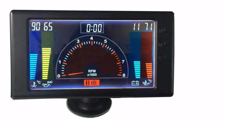 5" LCD 6 in1multiple function gauge tachometer,volts,clock,RPM,water temp,oil temp,oil press car auto meter LED gauge
5" LCD 6 in1multiple function gauge tachometer,volts,clock,RPM,water temp,oil temp,oil press car auto meter LED gauge