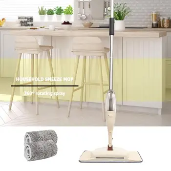 360 Degree Spray Floor Mop with 2 Fiber Pads Tiles Floor Cleaning Spray Microfiber Pads Handle Mop for Home 127cm/4.1 Ft Length
360 Degree Spray Floor Mop with 2 Fiber Pads Tiles Floor Cleaning Spray Microfiber Pads Handle Mop for Home 127cm/4.1 Ft Length