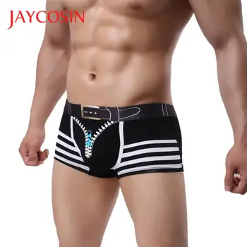 JAYCOSIN Hothothot Sexy Men Striped Faux Zipper Underwear Cotton Boxers 160422 Drop Shipping
JAYCOSIN Hothothot Sexy Men Striped Faux Zipper Underwear Cotton Boxers 160422 Drop Shipping