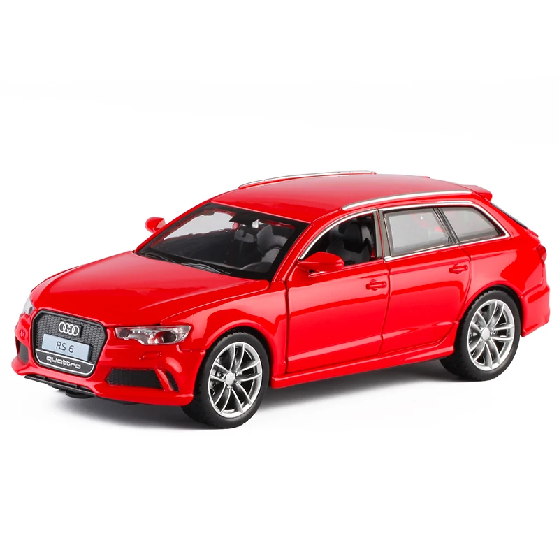 1:32 Audi RS6 travel car Children's adult simulation sound and light door pull back Diecast car model toy
1:32 Audi RS6 travel car Children's adult simulation sound and light door pull back Diecast car model toy