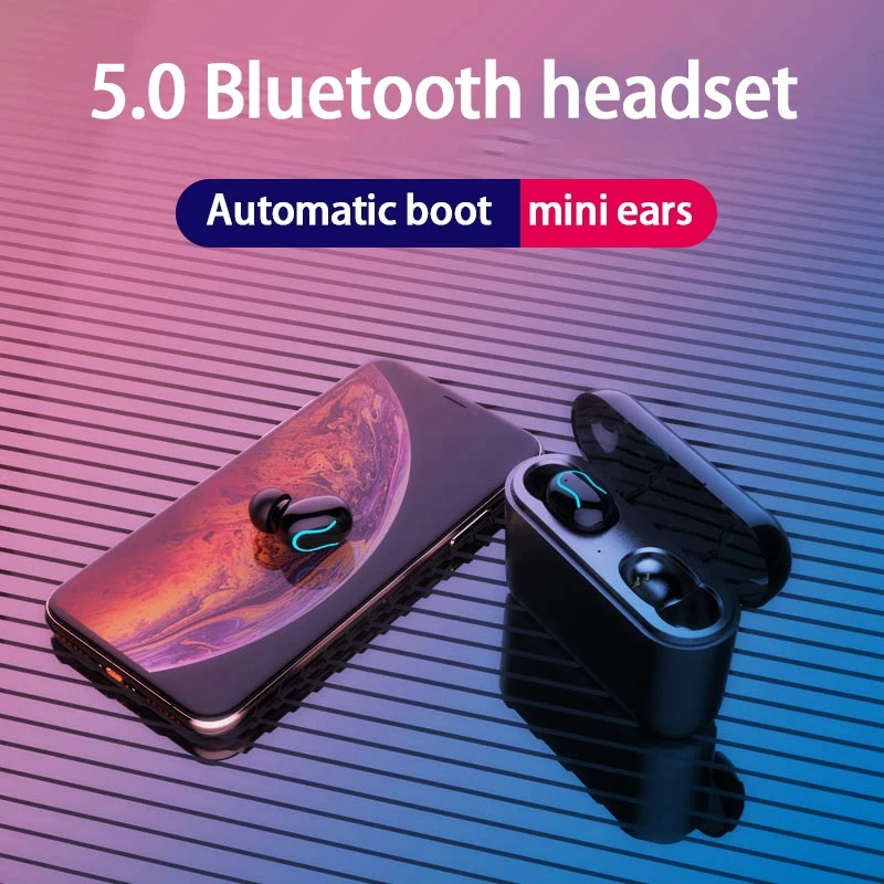 Q32S Tws Bluetooth 5.0 Headphone Wireless In-ear Earphone with 2600mAh Charging Bin Power Bank Stereo Mini Wireless Earbuds
Q32S Tws Bluetooth 5.0 Headphone Wireless In-ear Earphone with 2600mAh Charging Bin Power Bank Stereo Mini Wireless Earbuds