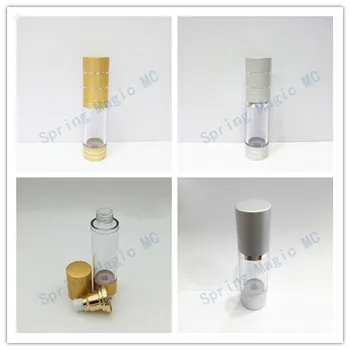 15ML Silver/Gold Vacuum Bottles For Emulsion/Essence/Cream Cosmetic Container Pump Lotion bottles,Empty Skin Care Airless bottle
15ML Silver/Gold Vacuum Bottles For Emulsion/Essence/Cream Cosmetic Container Pump Lotion bottles,Empty Skin Care Airless bottle