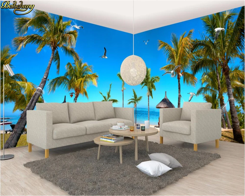 beibehang Custom large mural wallpaper 3D fresh nature sea seascape coconut tree whole house theme mural wall papel de parede
beibehang Custom large mural wallpaper 3D fresh nature sea seascape coconut tree whole house theme mural wall papel de parede