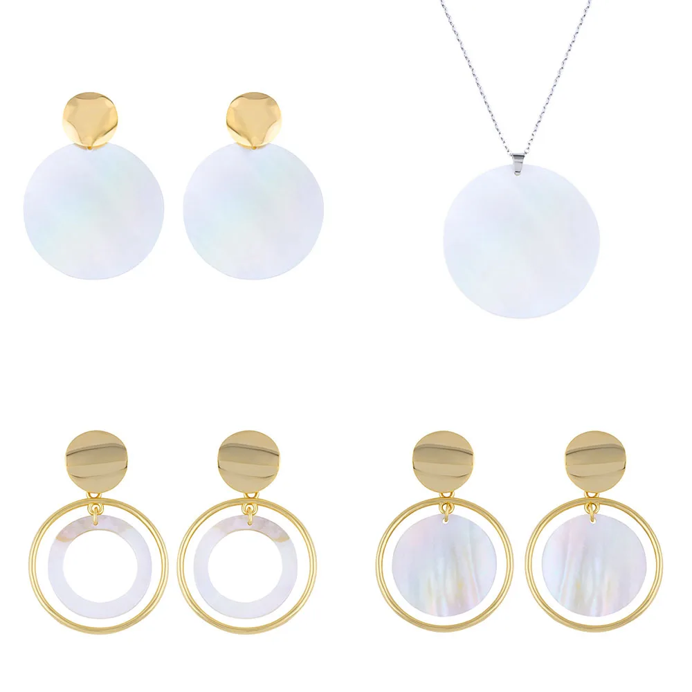 2019 New Trend Round Shell Pendant Earring for Women Fashion Girls White Hollow Circle Statement Drop Dangle Earring Party Gifts
2019 New Trend Round Shell Pendant Earring for Women Fashion Girls White Hollow Circle Statement Drop Dangle Earring Party Gifts