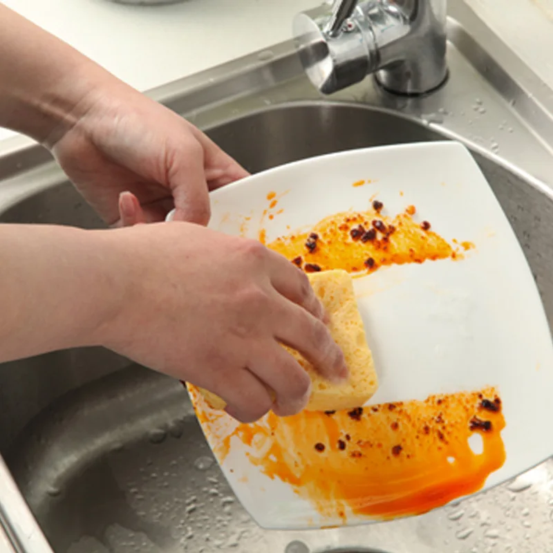 1/3 Pcs Wood Pulp Cotton Magic Sponge Home Brush Bowl Artifact Kitchen Household Pot Cleaning Sponge Non-stick Oil Scouring Pad
1/3 Pcs Wood Pulp Cotton Magic Sponge Home Brush Bowl Artifact Kitchen Household Pot Cleaning Sponge Non-stick Oil Scouring Pad