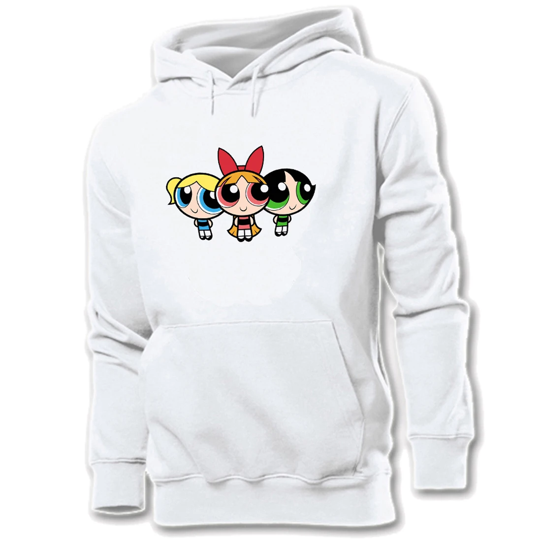 

Cartoon Cute BLOSSOM BUBBLES BUTTERCUP The Powerpuff Girls Graphic Women Girl Sportswear Hoodie Sweatshirt Tops Printed Hoody