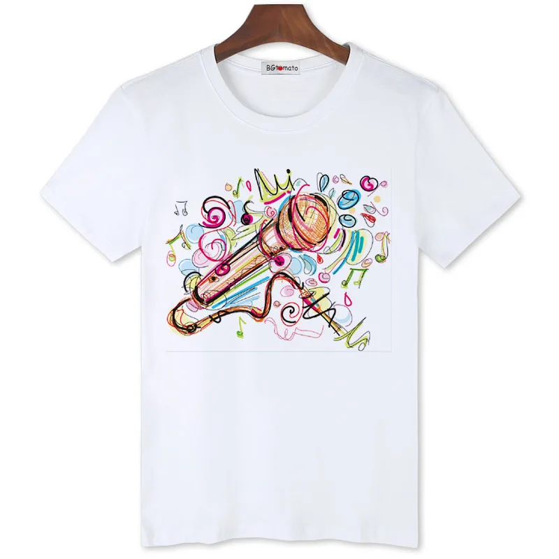 Bgtomato Graffiti Microphone music t-shirt men cheap sale fashion shirts for boy hip hop summer shirt
Bgtomato Graffiti Microphone music t-shirt men cheap sale fashion shirts for boy hip hop summer shirt