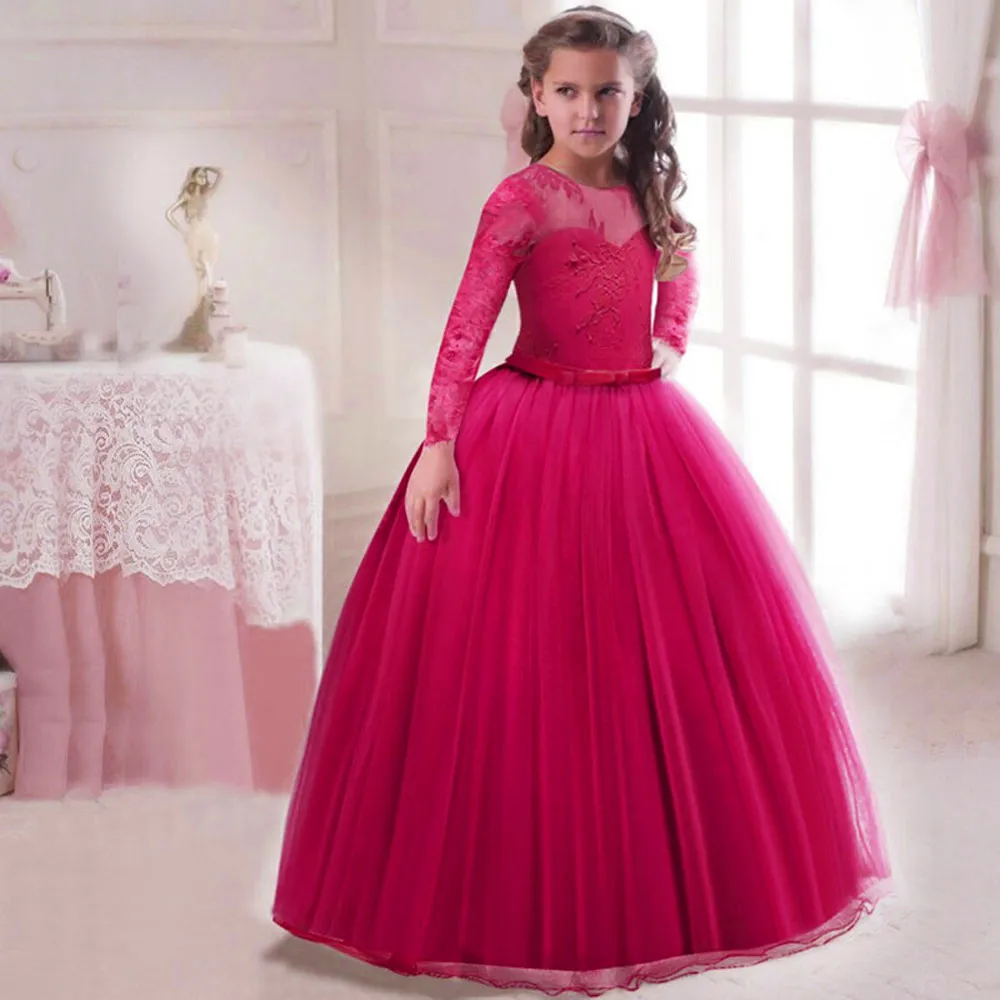 Lace Girl Princess Bridesmaid Pageant Tutu Tulle Gown Party Wedding Dress robe princesse enfant fille dress for girls elegant
Lace Girl Princess Bridesmaid Pageant Tutu Tulle Gown Party Wedding Dress robe princesse enfant fille dress for girls elegant