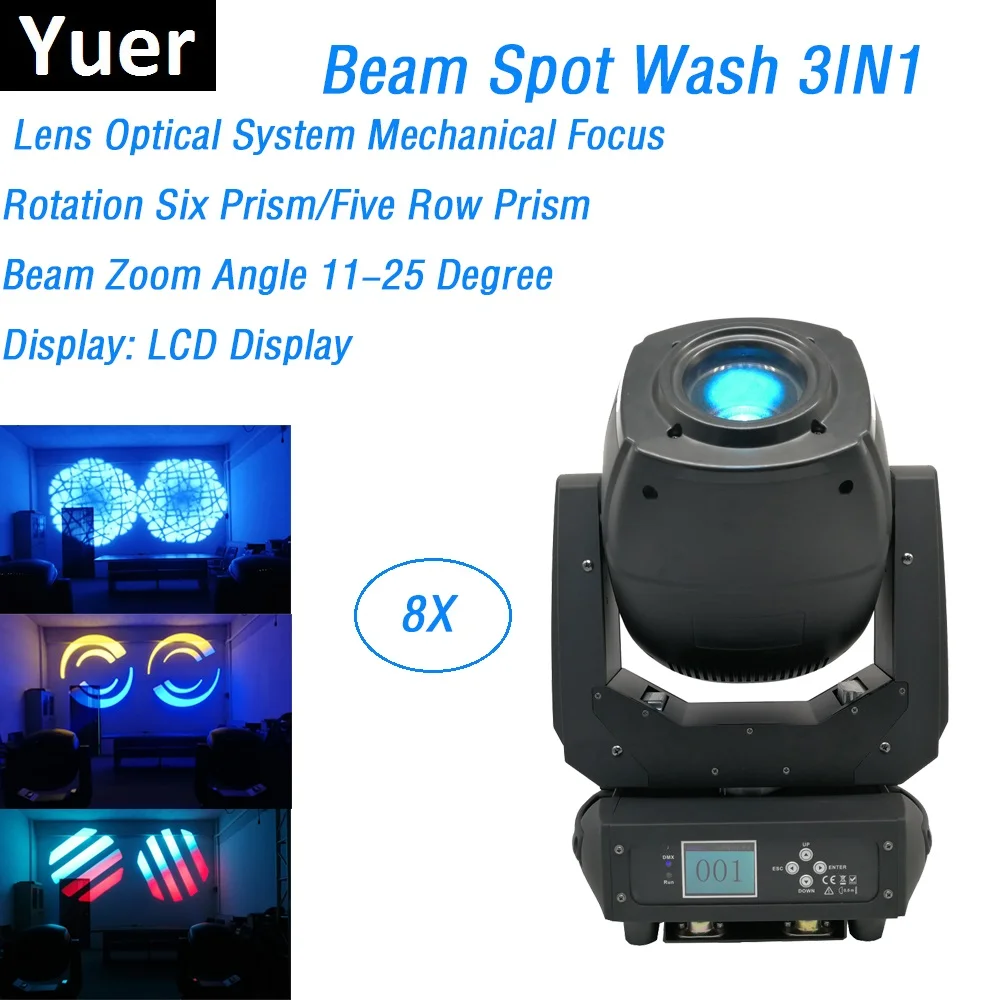 8Pcs/Lot Newest LED 230W Beam Spot Wash 3IN1 Gobo LED Moving Head Lights Super Bright Moving Heads For Concert Light Dj Show
8Pcs/Lot Newest LED 230W Beam Spot Wash 3IN1 Gobo LED Moving Head Lights Super Bright Moving Heads For Concert Light Dj Show