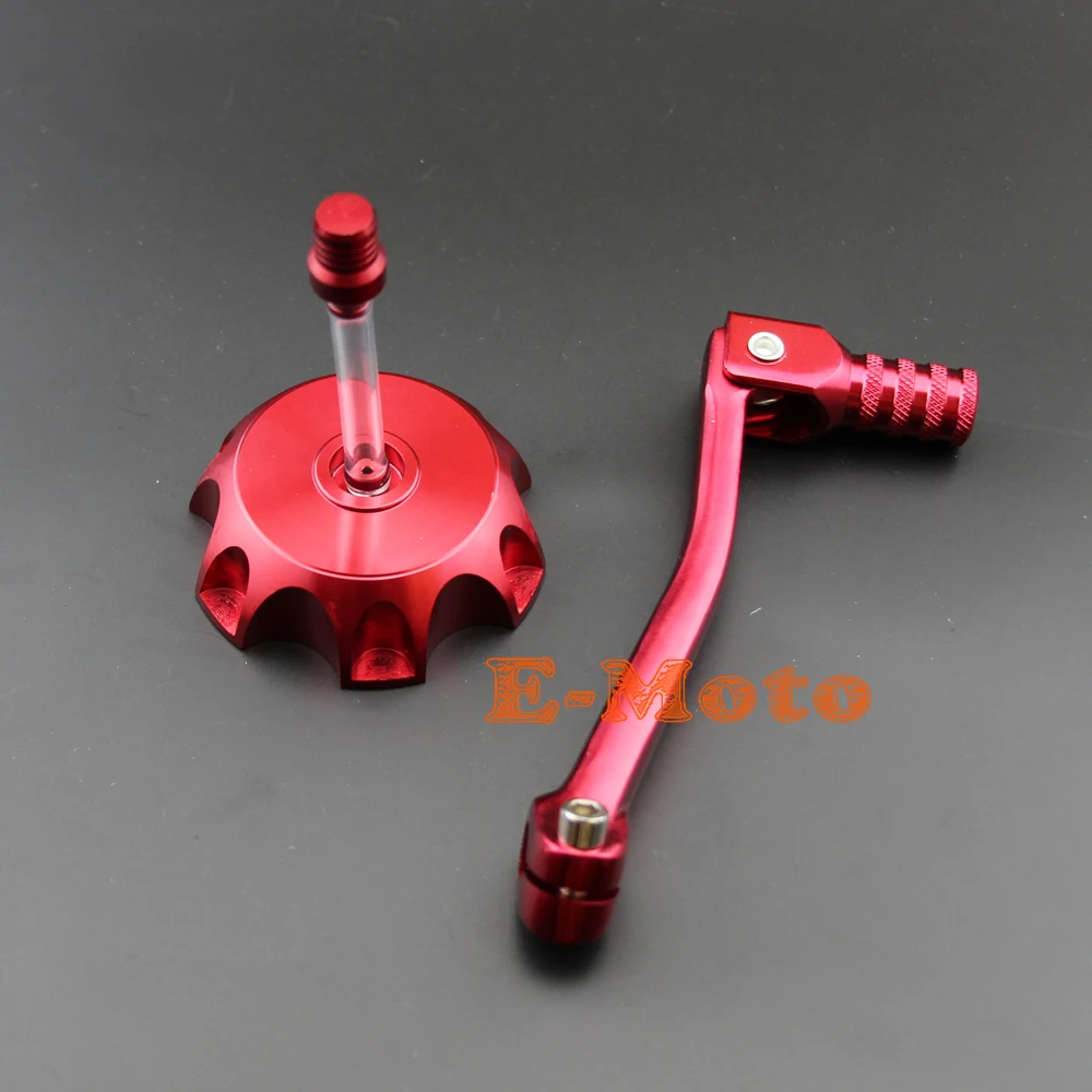 Red Fuel Tank Cap Cover Aluminum Folding Shifter Shift Lever Kit For 50 90 110 125 150 160 cc Dirt Pit Bike Free Shipping
Red Fuel Tank Cap Cover Aluminum Folding Shifter Shift Lever Kit For 50 90 110 125 150 160 cc Dirt Pit Bike Free Shipping