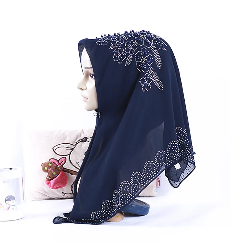 Ladies Fashion Women's Bubbles Chiffon Scarf With diamond studs Pearls scarf plain hijab shawls Wraps solid muslim hijab scarf
Ladies Fashion Women's Bubbles Chiffon Scarf With diamond studs Pearls scarf plain hijab shawls Wraps solid muslim hijab scarf