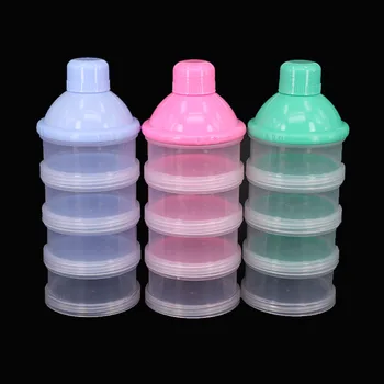 New Arrival Portable Baby Infant Feeding Milk Powder Bottle Container 4 layers Grid Box Random Color Travel Storage Box Products
New Arrival Portable Baby Infant Feeding Milk Powder Bottle Container 4 layers Grid Box Random Color Travel Storage Box Products