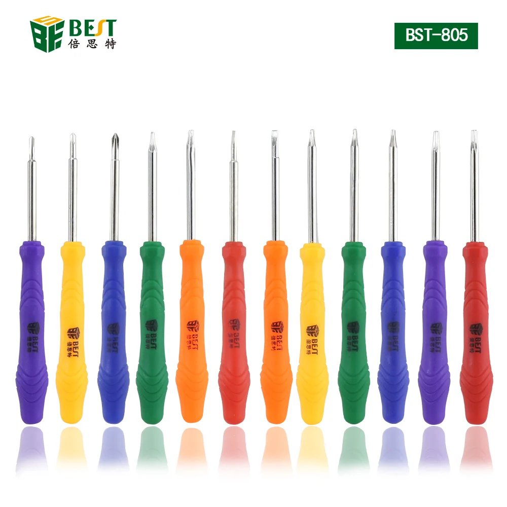 Магнитная мини-отвертка T2, T3, T4, T5, T6, Torx Phillps 2,0, шлиц, Pentalobe 0,8, 8 шт.
Магнитная мини-отвертка T2, T3, T4, T5, T6, Torx Phillps 2,0, шлиц, Pentalobe 0,8, 8 шт.