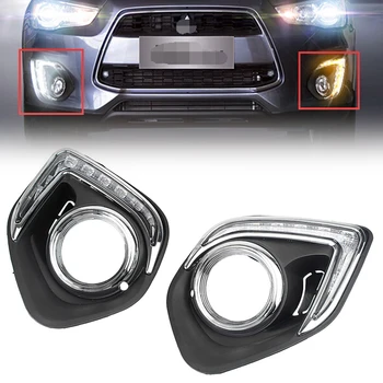 2pcs Car LED DRL Daytime Running Lights w/ Turn Signal Light For Mitsubishi ASX Outlander Sport 2013 2014 Auto Parts Accessories
2pcs Car LED DRL Daytime Running Lights w/ Turn Signal Light For Mitsubishi ASX Outlander Sport 2013 2014 Auto Parts Accessories