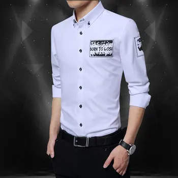 Mens Solid Color Long-sleeved Shirt Male Business Casual Lined Clothes Mens Dress Shirts Casual Mens Slim Fit Shirts
Mens Solid Color Long-sleeved Shirt Male Business Casual Lined Clothes Mens Dress Shirts Casual Mens Slim Fit Shirts
