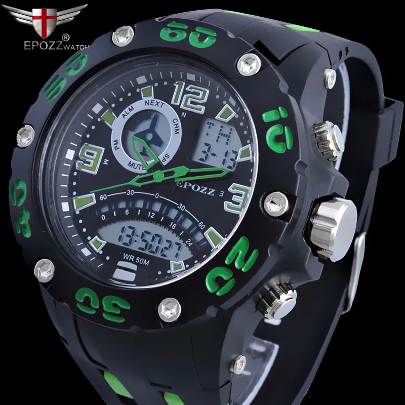 EPOZZ pilot Big face large dial Watch men Analog Digital dual display Sport hours male clock relogio masculino Hodinky
EPOZZ pilot Big face large dial Watch men Analog Digital dual display Sport hours male clock relogio masculino Hodinky