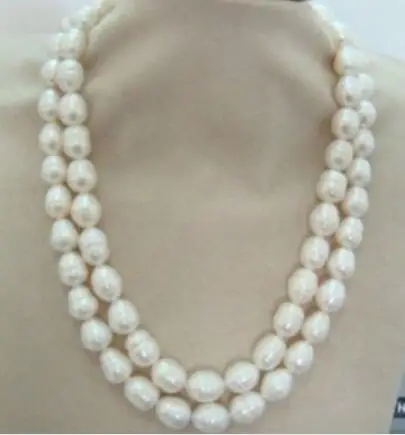 Free Shipping>>new hot New 8x10mm natural Australian south sea white pearl necklace 48
Free Shipping>>new hot New 8x10mm natural Australian south sea white pearl necklace 48