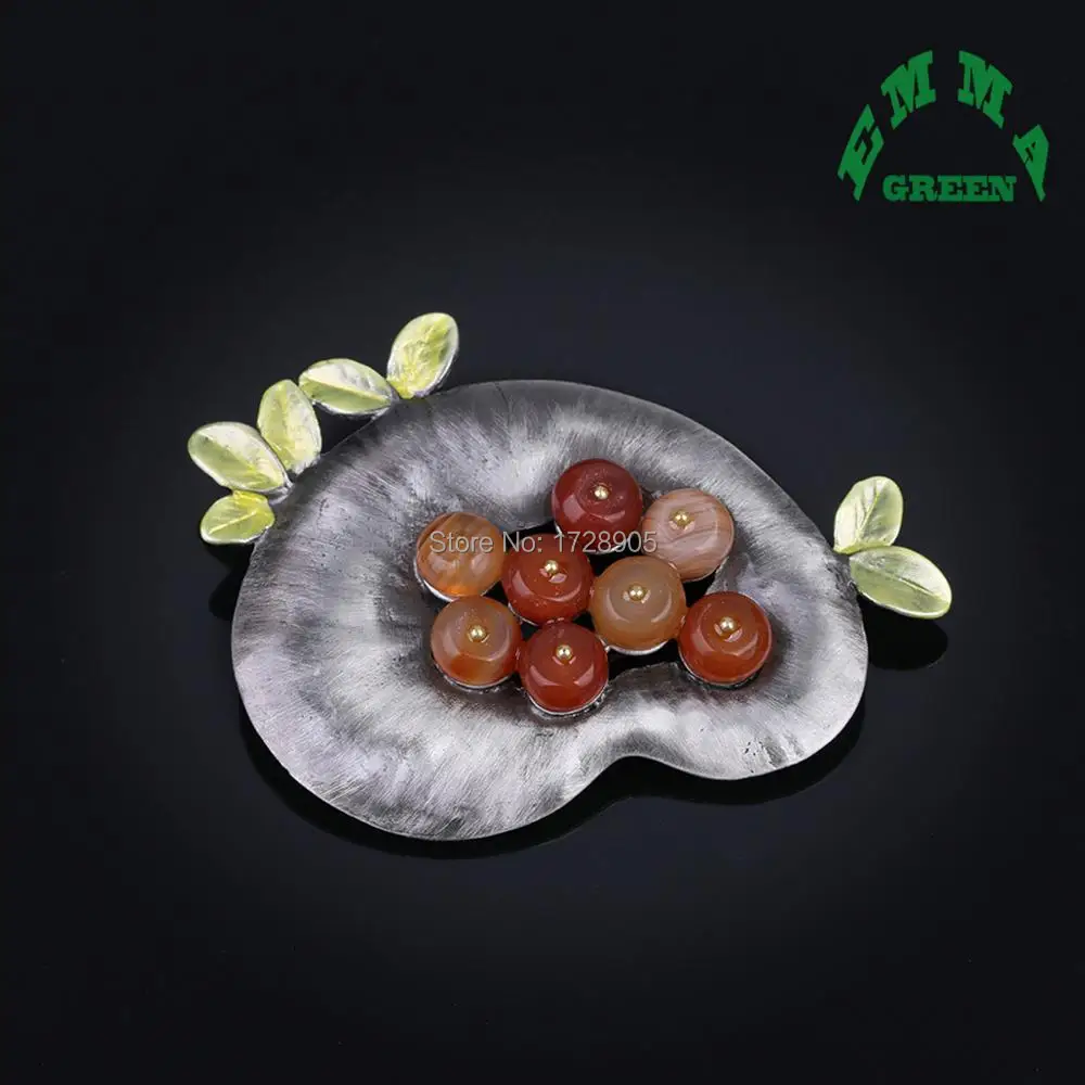 Charming Agated Stone Lotus Flower Brooches fashion Wedding Collar Plant Brooch Pins Crystal Scarf Vintage Brooch Women Jewelry
Charming Agated Stone Lotus Flower Brooches fashion Wedding Collar Plant Brooch Pins Crystal Scarf Vintage Brooch Women Jewelry