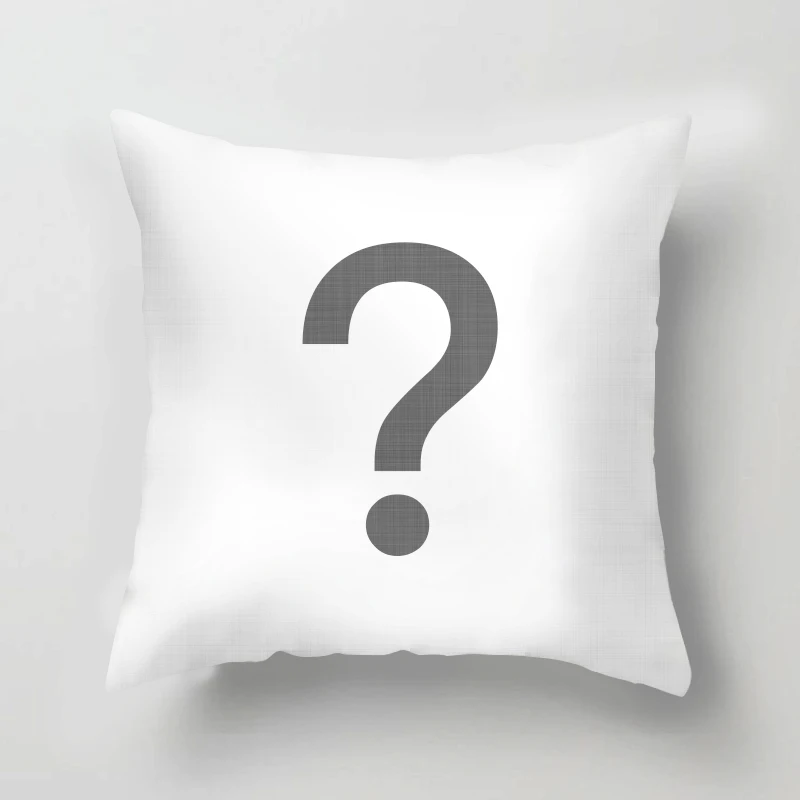 GNORRIS 0-9 digital Decorative Pillowcases Polyester Throw Pillow Case question mark lightning Pillow case kussensloop
GNORRIS 0-9 digital Decorative Pillowcases Polyester Throw Pillow Case question mark lightning Pillow case kussensloop