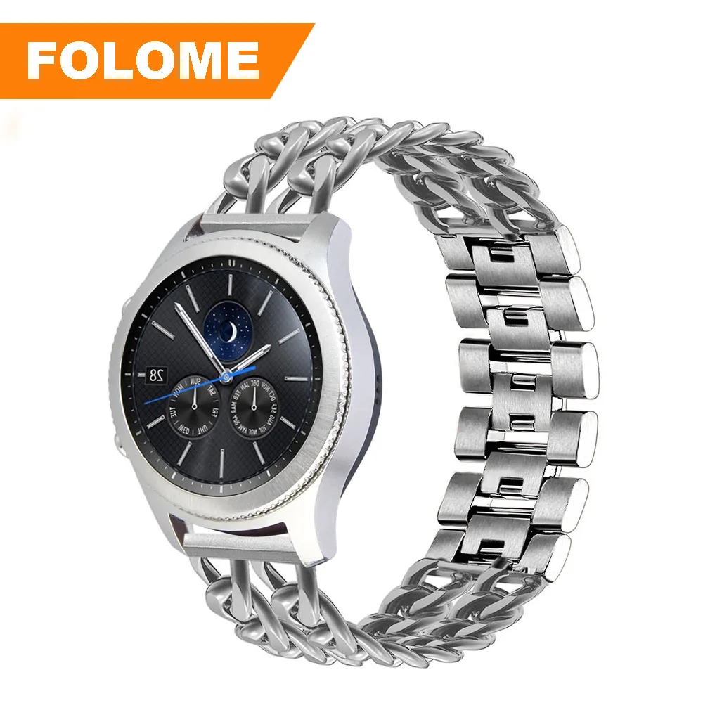 22mm Stainless Steel Watchband Strap for Samsung Galaxy Watch 46mm/Gear S3 Bracelet for Huawei Watch GT 46mm/42mm Elegant/2 Pro
22mm Stainless Steel Watchband Strap for Samsung Galaxy Watch 46mm/Gear S3 Bracelet for Huawei Watch GT 46mm/42mm Elegant/2 Pro