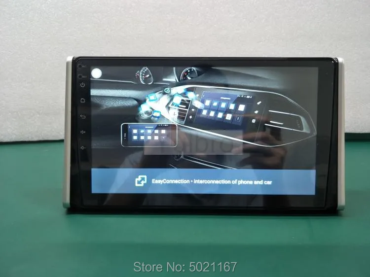 Best Yulbro android 8.1 octa core car dvd multimedia player for Toyota RAV4 2019 with radio bluetooth gps navigation video IPS screen 17